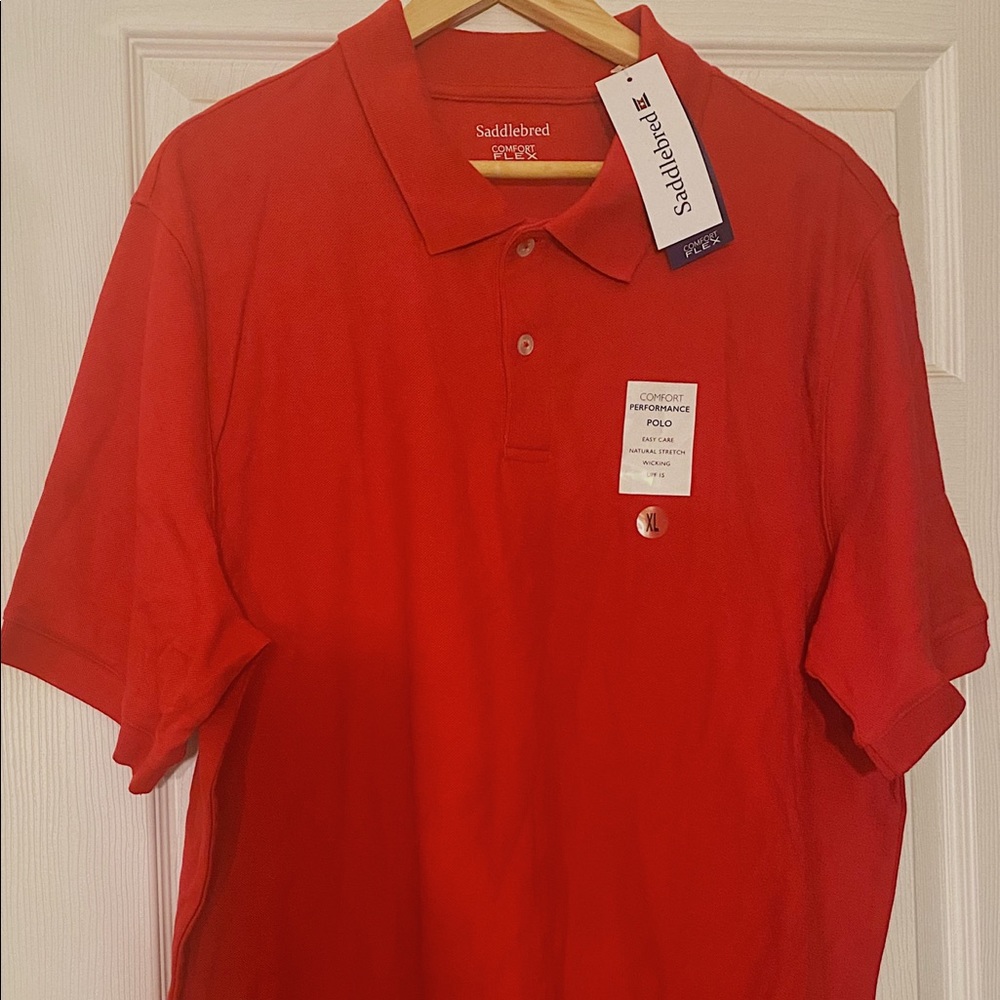 Red Saddlebred Polo Shirt